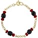 18k Gold Plated Baby Toddlers Simulated Azabache Bracelet Evil Eye Protection 5