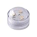 AGPtEK 10PCS Submersible Waterproof Round Decoration Candle Lights With 3 SMD High Brightness LED, Coin Batteries For Pond Pool Bath Outdoor Garden Bar Disco Spa Tub Decoration Wedding-Warm White