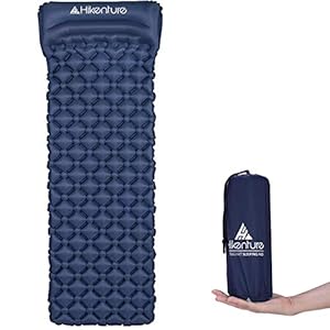 Hikenture® isolerende slaapmat voor trekkers en kampeerders, compact pakvolume, isolerend en ultralicht, opblaasbaar…