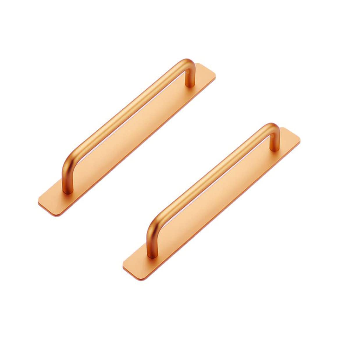 CcHhyyt Self-Stick Instant Kitchen Cabinet Bathroom Drawer Closet Door Handle Pulls 2pcs/Set (170 mm, Gold)