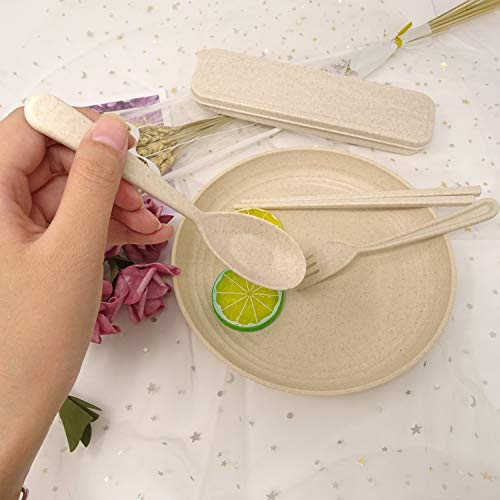 image for Honbay 3PCS Portable Cutlery Boreal Europe Style Healthy Eco-Friendly 
