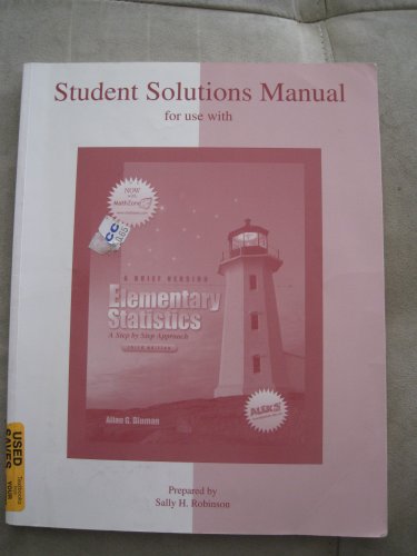 Elementary Statistics: A Brief Version (Student Solutions Manual, 3rd Edition) - Allan G. Bluman