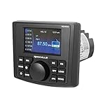 Rockville-RGHR45-4-Zone-Marine-Gauge-Hole-Receiver-BluetoothRadioWired-Remote