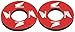 Factory Effex (17-67300 Moto Grip Donut - Pair,Red/White