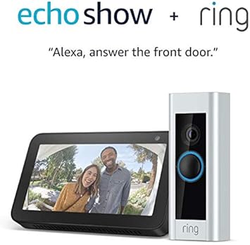 Amazon Com Ring Video Doorbell Pro With Echo Show 5 Charcoal Amazon Devices