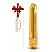 Mini Vibrator for Women/Bullet Vibrating Massager/Multi-Speed Electric Wireless Portable Toys 10 Speed ,Powerful Waterproof (Gold) - Apriller