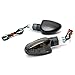 Krator Smoke Custom Turn Signals Indicator Lights Lamp Compatible with Buell Lighting Thunderbolt Cyclone Ulysses Blast