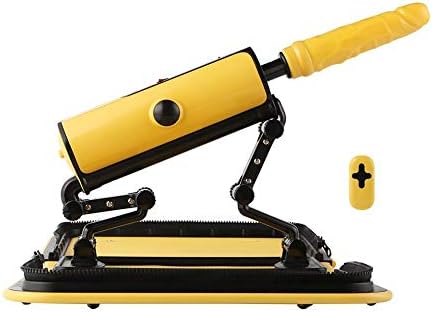 Mokeae Luxurious Adult Wireless Remote Control Machine Automatic Massage with Heating & Hand Free Suction Cup Multispeed Adjustable Telescopic Thrusting