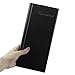 JPSOR Business Card Organizer Business Card Holder Book, 340 Cards Black Business Card Binder, Business Card File Name Card Holder for Office Use