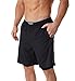 Saxx Men's Athletic Shorts – Kinetic 2N1 Train Shorts - Men’s Workout, Running and Training Shorts – Breathable Lined Active Shorts with Pockets,Black,Medium