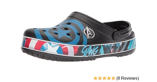 captain america crocs mens