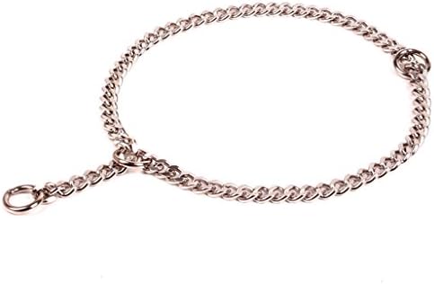 Pet Collar P Chain Dog Chain Pet Supplies Strong Chain Snake Metal Collar Dog Training Collars (Size : 0.4 * 75cm)