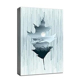 Canvas Wall Art for Living Room,Bedroom Home Artwork Paintings Abstract Animal Art Ready to Hang - 12x18 inches