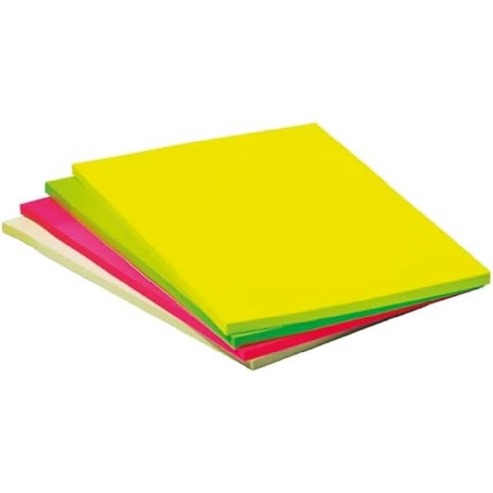 Q-Connect Extra Sticky Meeting Pads 101x150mm Assorted (Pack of 4)