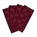 Bardwil Linens Reflections Set of 4 Napkins, Merlot