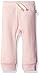 Burt's Bees Baby Baby Sweatpants, Knit Jogger Pants, 100% Organic Cotton, Light Pink Quilted, 0-3 Months