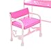 u-hoMEy Dollhouse Furniture Dressing Table and Chair for Barbies Dolls Bedroom Furniture
