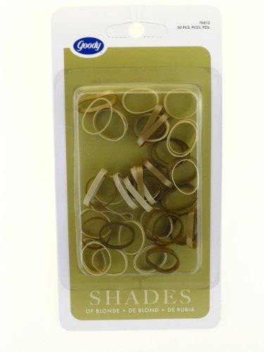 Amazon Com Goody Shades Of Blonde Latex Hair Elastics 50 Pk