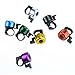 ISUSSER 7 Set Colorful Bicycle Bike Handlebar Bell Ring (7 Colors)