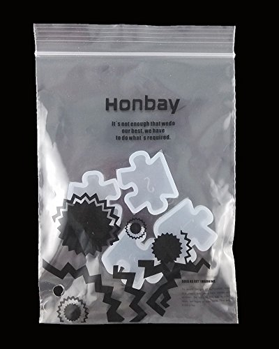 image for Honbay 4pcs Mini Puzzle Silicone Jewelry Earring Necklace Pendant Maki