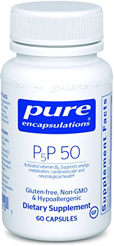 Pure Encapsulations - P5P 50 - Activated Vitamin B6 to Support Metabolism of Carbohydrates, Fats, and Proteins* - 60 Capsules