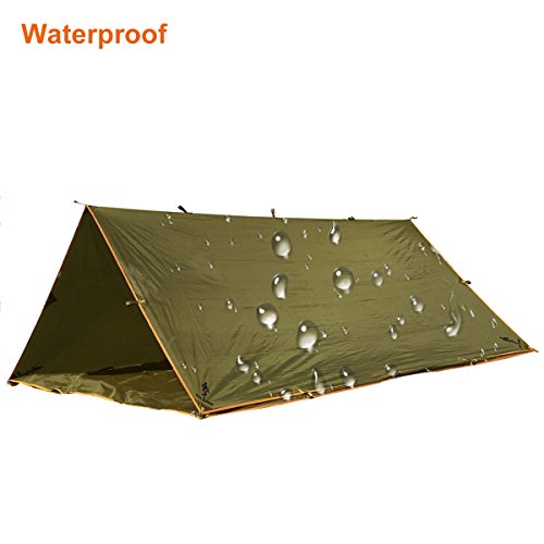 Canopy Camping Outdoor Sports Portable Rain Tarp Shelter Multifunctional Awning Backpacking Outdoor Camping Hotelhrpalace In