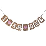 I am One Banner for Girl (Pink)- First Birthday Decorations - 1st Birthday