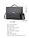 Mioy Modern Men's leather Business Bag Water resistant shoulder Messenger Bag 14