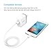 Vinsic USB Wall Charger with Quick Charger Foldable Plug for Galaxy S7/S6/Edge/Plus, Note 5/4, LG G5 V10, HTC 10 and More