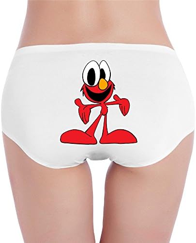 Women's Art Sesame Street Elmo Low-Cut Cotton Bikini Panties
