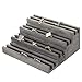 MyGift 4-Tier Rustic Grey Wood Ring Display Tray, Retail Jewelry Organizer