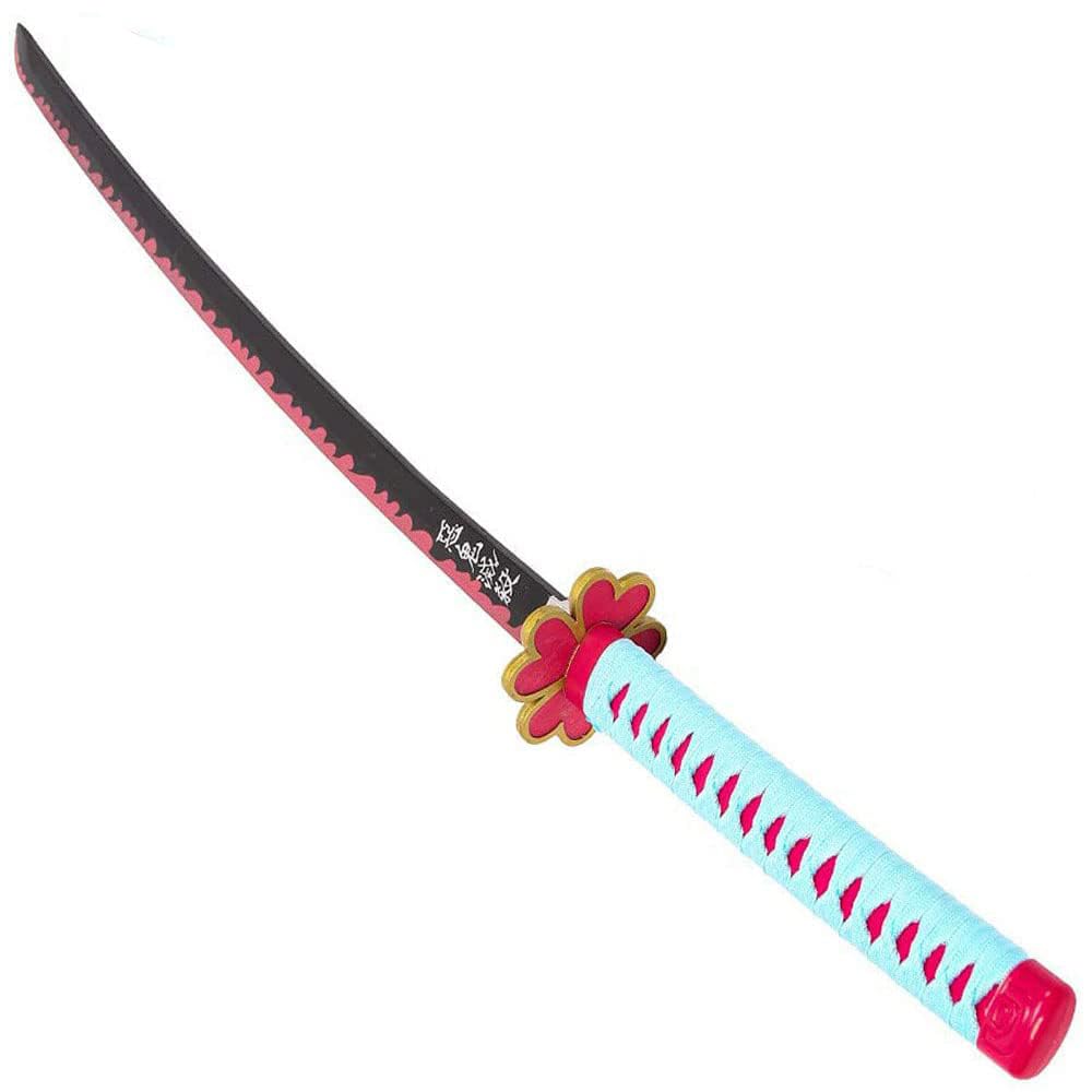Kimimara Demon Slayer Sword - Bamboo Cosplay Blade Kamado Tanjirou Halloween Cosplay Party Anime Christmas Stocking Filler Gift - Kanroji Mitsuri Child Size