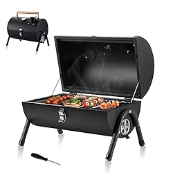Portable Charcoal Grill, HaSteeL Small Folding