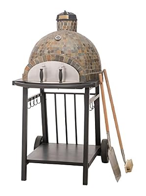 Sunjoy L-BQ127PST-A Killington Wood-Fired Pizza Oven