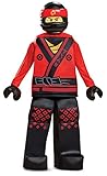 Disguise Kai Lego Ninjago Movie Prestige Costume, Red, Small (4-6)
