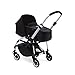 Bugaboo Bee5 Sun Canopy, Black - Extendable Sun Shade for Full Weather Protection, Machine Washable