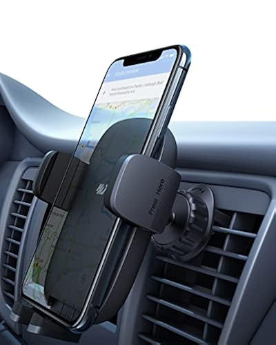 Phone Mount for Car [Super Stable Easy] Upgraded Air Vent Clip