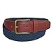CTM Men's Elastic Braided 1 1/4 Inch Golf Belt