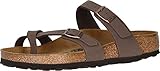Birkenstock Women's Mayari Sandal Mocha Birkibuc, 8-8.5 Narrow