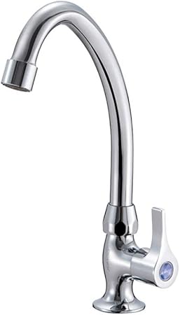 Jomoo Single Handle Wet Bar Sink Faucet Brass Chrome Outdoor Rv