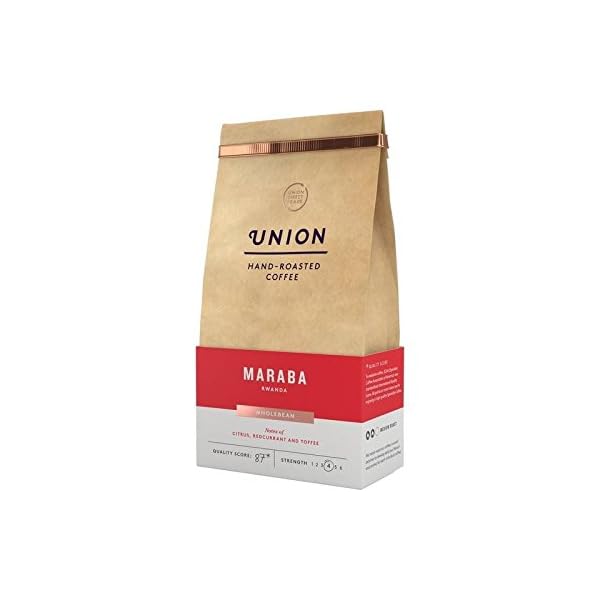Vereinigung Kaffee Mittlere Röstung Kaffeebohnen - Maraba Rwanda 200G - Packung mit 4