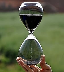 Hourglass, HoveBeaty Hand-Blown Sand Timer Set for