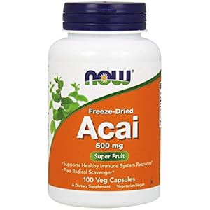 Acai, Vcaps weight loss – 100 caps by NOW Foods mm