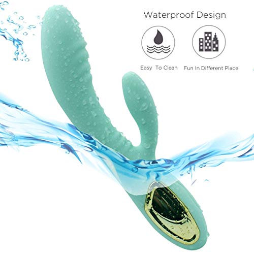 MEIPER Cordless Handheld Massager Deep Thrusting Acupoint Massager Perfect for Bath and Body Works Artery Massager for Bath and Body Works Artery Massager for Warm-up Time (Green)