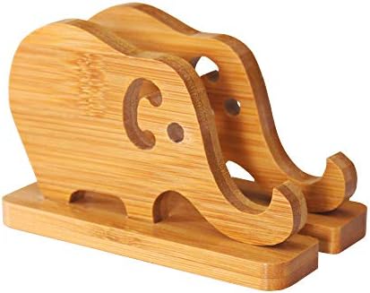Bamboo Desk Telephone Stand Holder for All Android and iPhone Models