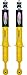 Dobinsons Pair of Front Struts Compatible with Toyota 4Runner Surf SW4 1996-2002 0-2