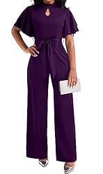 Yiershu Elegant Jumpsuits for Women Work Dressy