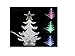 USB Christmas tree Mini Christmas Tree Small christmas tree Colorful christmas tree Mini 7 Colors Fiber Optic Seasonal Decorative Christmas Tree(Color Changing) (Plastic)