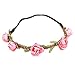 Polytree 8pcs Boho Style Flower Women Girls Hair Band Headband Festival Party Wedding