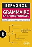 Espagnol B1-C1 : Grammaire en cartes mentales avec exercices corrigés et commentés by 